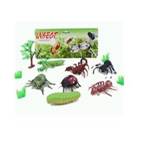 Пластизолевые игрушки "Insect" в пакете  GR-837I-2