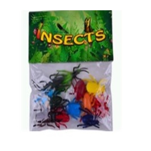 Пластизолевые игрушки "Insects" в пакете  GR-2-12A
