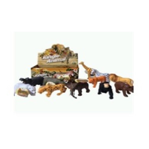 Пластизолевые игрушки "Jungle animal" в коробке  GR-588-2-1