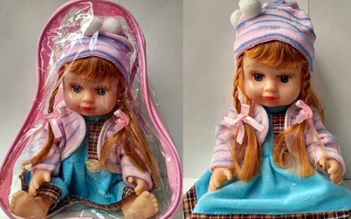 Кукла Алина говорит озвуч. в сумке 25см KK-501