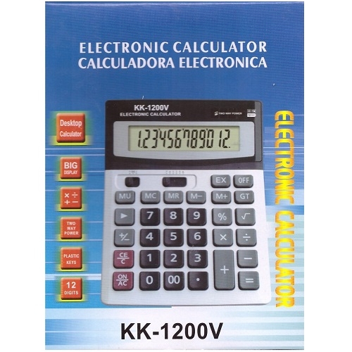 Профессиональный настольный калькулятор KK-1200V  KL-424