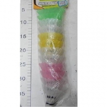 Воланчики цветные пластиковые 12шт в упаковке VL-2076