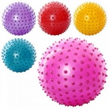 Мяч резиновый с шипами  14см 25гр.  (цвета  разные) MC-2157-2