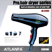 Фен для укладки волос c насадкой, 2600w AT-6703  FN-569