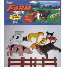Животные Ферма набор в пакете ZV-640/3