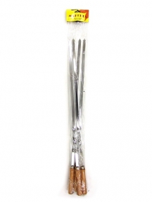 Шампуры с деревянной ручкой SH-919