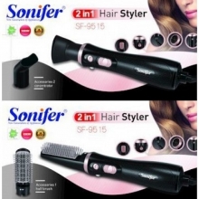 Фен-расческа для укладки волос Sonifer 2в1, 1000w SF-9515