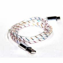 кабель Micro металлический (светящиеся) ATLANFA AT-5023
