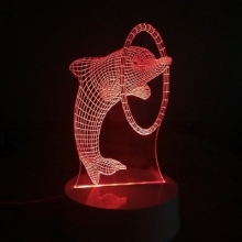 3D ночник Дельфин (3 режима) 1100