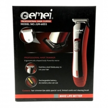 Машинка для стрижки волос+съемный аккумулятор Gemei GM-6055