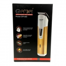 Машинка для стрижки волос+съемный аккумулятор Gemei GM-665
