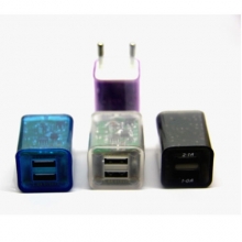 розетка USB 1A+2,1A A20 (светящиеся)