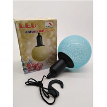 Лампа на шнурке. Led cotton ball lamp